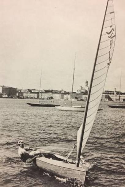 Elvstrom in barca. IV8